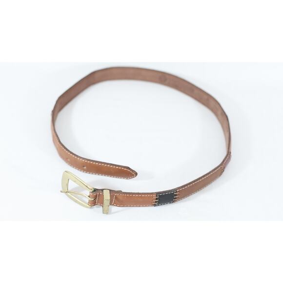 Fossil Turkey Womens Leather Belt Small Waist Multicolor Patchwork Pattern - Picture 5 of 11